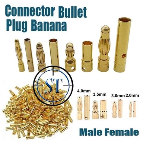 Sepasang Bullet Banana Plug Connector Plug 3.5mm … - balustradellc