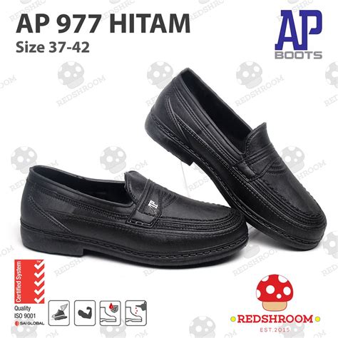 Sepatu pantofel AP Boots AP 977 Hitam Fashion Casual Formal … - balustradellc