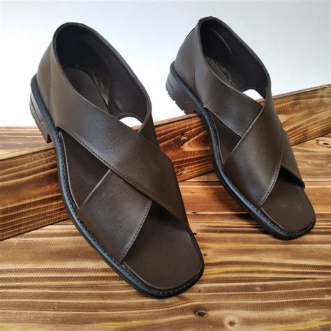 sepatu sandal kenip kulit asli kasual pria model silang - balustradellc