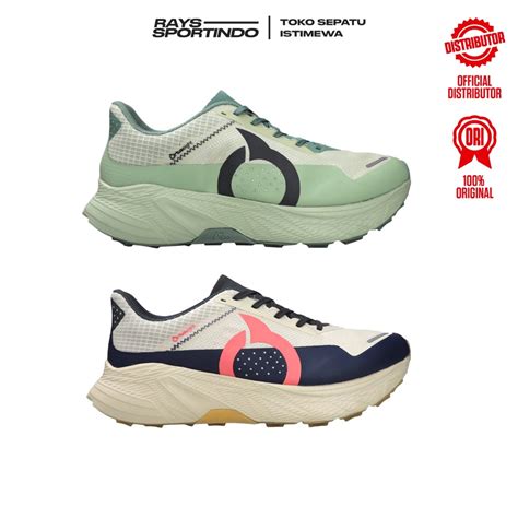 SEPATU TRAIL RUN ORTUSEIGHT ANNAPURNA - SAND/NAVY - balustradellc