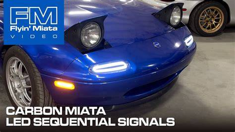 Sequential LED Turn Signals For Miata NA - CarbonMiata - raincitystudios.com
