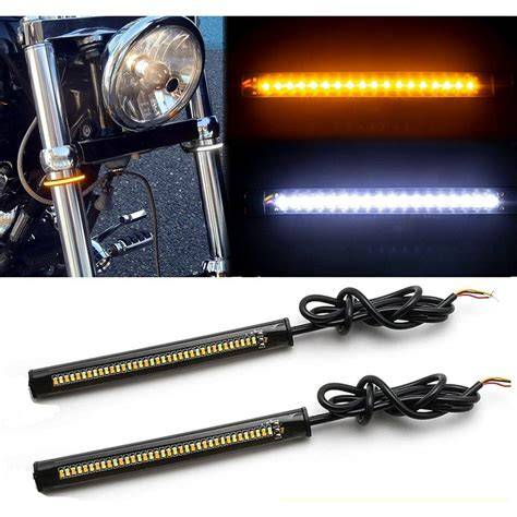 Sequential Switchback White/Amber LED DRL Tube … - raincitystudios.com