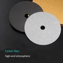 Serat Karbon CD DVD Tape Disc Mat Dasar Tuning Pad HiFi Audio Turntable ... - balustradellc