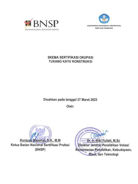 Sertifikasi Tukang Kayu - Pusat Pelatihan Kemnaker dan BNSP - balustradellc