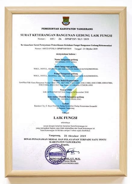 Sertifikat Laik Fungsi (SLF) Melalui OSS - balustradellc