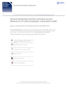 Servant leadership and the innovative service behaviours of hotel ... - balustradellc