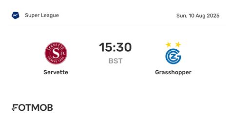 Servette vs Grasshopper - live score, predicted lineups and ... - FotMob - wintechmobiles.com