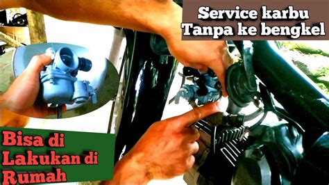 servis karbu motor Supra sendiri di rumah - balustradellc