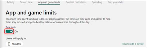 Set app and game limits - Microsoft Support - balustradellc