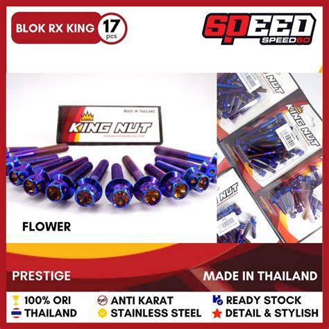 Set Baut Blok Kalter RX King Probolt Stainless King Nut Thailand - raincitystudios.com