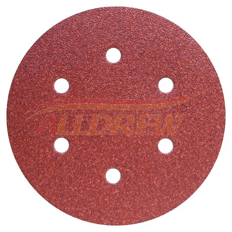 Set of 6 Sanding Pads 150mm Abrasive Discs Sanding Plate - balustradellc