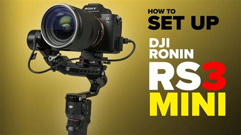 Set up + balance DJI RS3 MINI Gimbal, tutorial + Vertical mode - balustradellc
