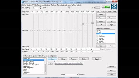 Set up Equalizer APO and PEACE GUI - Simple and Easy - balustradellc