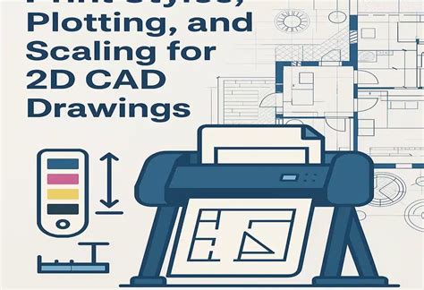 Set Up Print Styles And Plotting For 2D CAD Drawings - muktibox.com