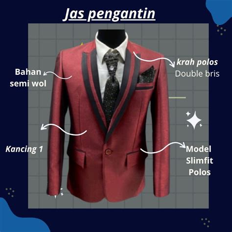 Setelan Jas untuk Baju Pengantin Pria Modern di Hari Pernikahan ... - balustradellc