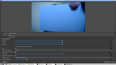 Setting A Manual Webcam White Balance in OBS Studio - balustradellc