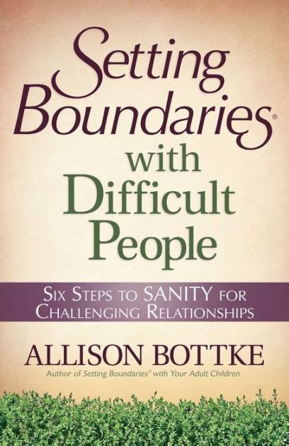 Setting Boundaries with Difficult People ~ Nancy Dadami - balustradellc