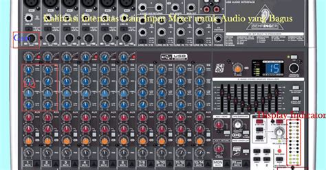 Setting Gain Input Mixer Audio yang Bagus - balustradellc