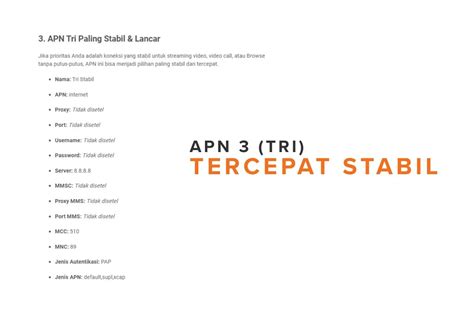 Settingan APN Semua Operator Tercepat Dan Paling Stabil - balustradellc