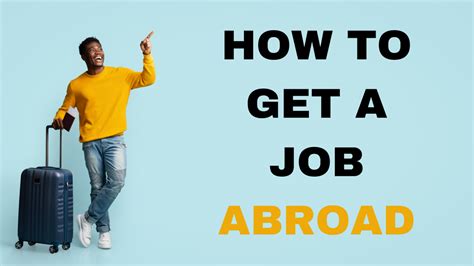 Seven tips on how to get a job abroad - The Guardian - balustradellc