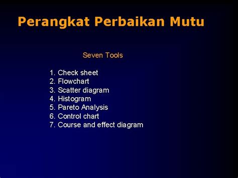 Seven Tools dalam Manajemen Mutu - wintechmobiles.com