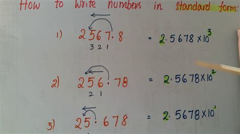 SF 06 Decimal Notation to Standard Form YouTube