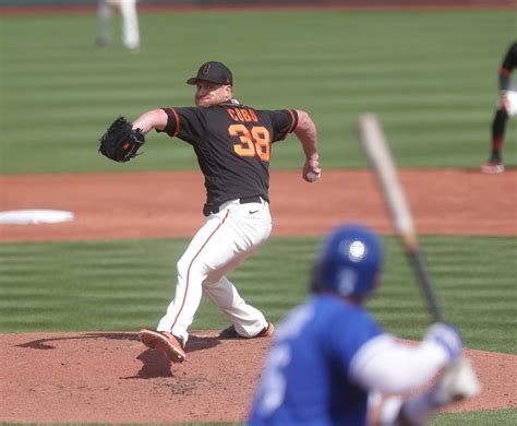 SF Giants’ Alex Cobb averts worst case after being hit by line-drive comebacker