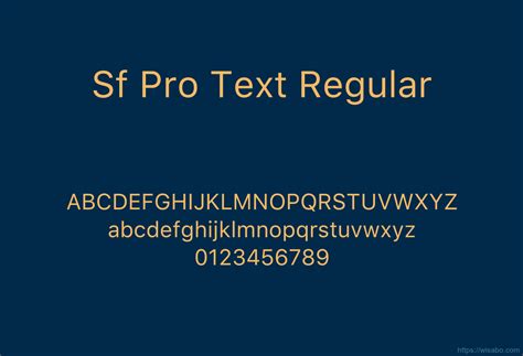 SF Pro Text Regular Font Free Font Download