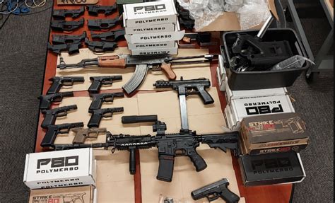 SF police seize illegal firearms, suspects arrested
