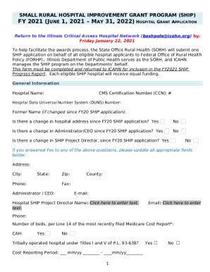 SFY 2024-2024 Small Rural Hospital Improvement Grant