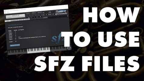 SFZ File What It Is and How to Open One 