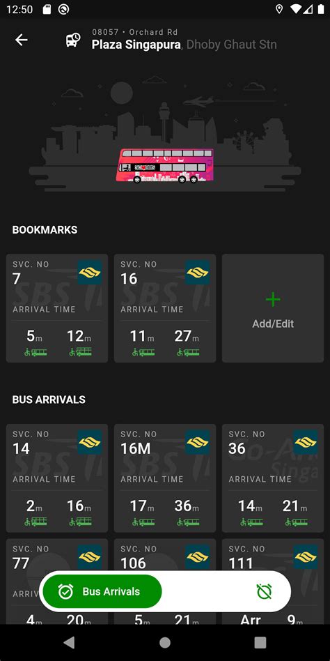 SG Bus Arrival Time APK Download for Android 