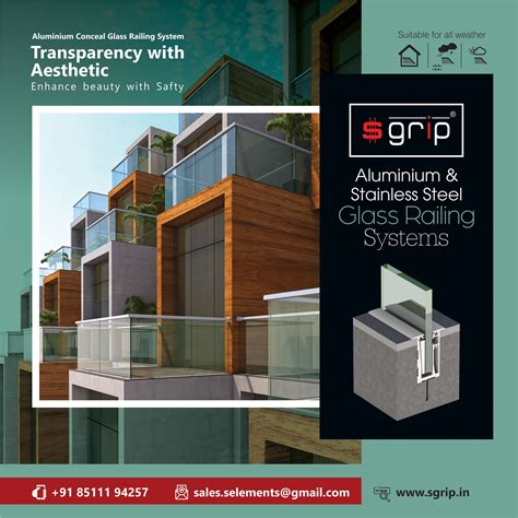 Sgrip is India's Stainless Steel Glass Railings, … - balustradellc