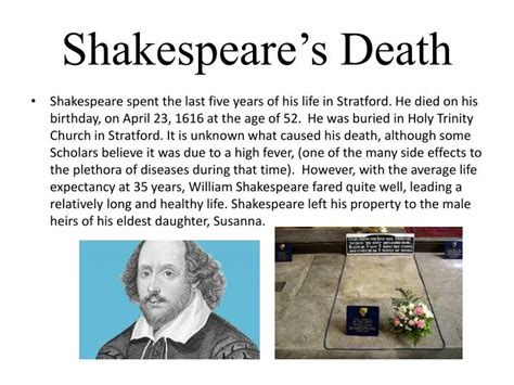 Shakespeare Died Year - wintechmobiles.com