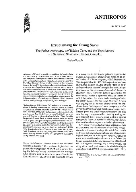 Shamanic healing, Freudian concepts, Orang Asli, Riau … - balustradellc