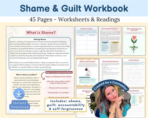 SHAME AND GUILT THERAPY WORKSHEET: VERSION 2