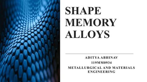 Shape Memory Alloys: Physical Chemistry I Study Guide |... - wintechmobiles.com