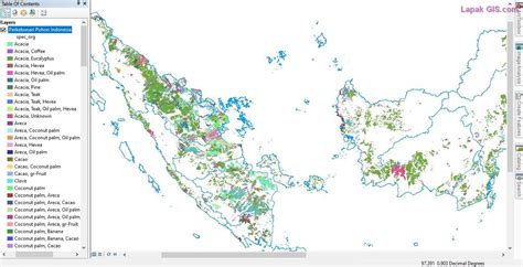 Shapefile Peta Perkebunan Pohon Indonesia - Lapak GIS - wintechmobiles.com
