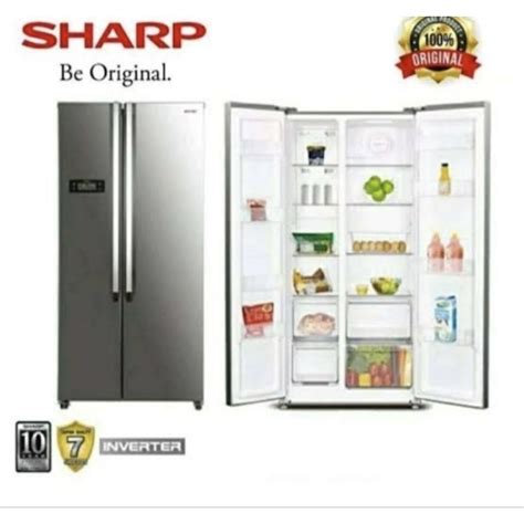SHARP KULKAS SIDE BY SIDE DUA PINTU - INVERTER / SJ … - raincitystudios.com
