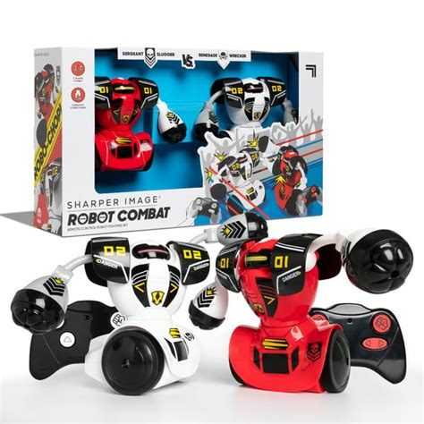 SHARPER IMAGE Remote Control Robot Multiplayer Combat Set, …