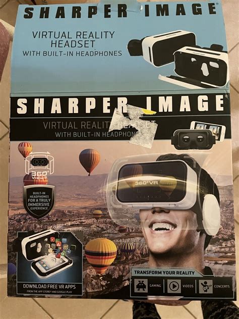 SHARPER IMAGE Virtual Reality VR Headset with Audio Jack and …