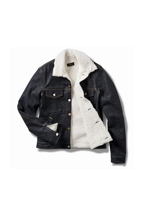 Shearling denim jacket - Men | MANGO OUTLET United Kingdom - balustradellc