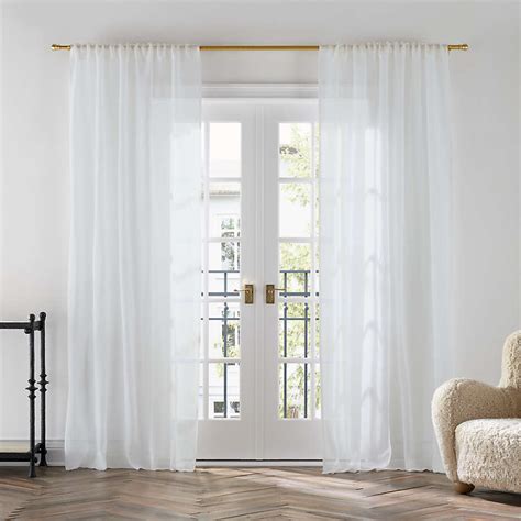 Sheer Linen Curtains White - Etsy Australia - balustradellc