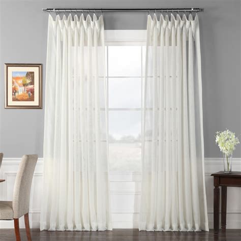 Sheer Wide Curtains & Drapes You'll Love | Wayfair - balustradellc