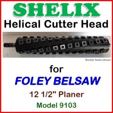 SHELIX Cutterhead for FOLEY BELSAW 12 1/2″ Planer, Model 9103