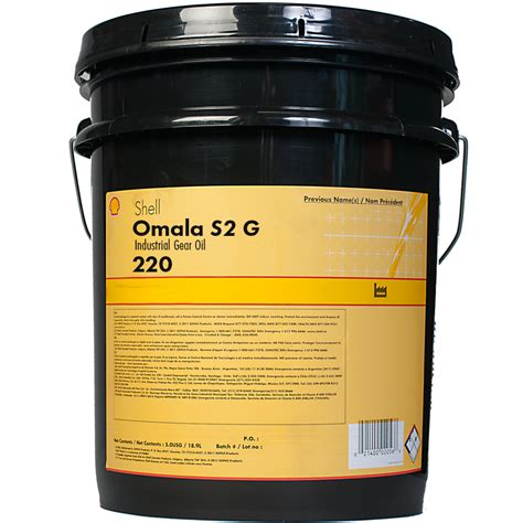 SHELL OMALA S2 GX 220 1*5 GAL PAIL - AVE Petroleum