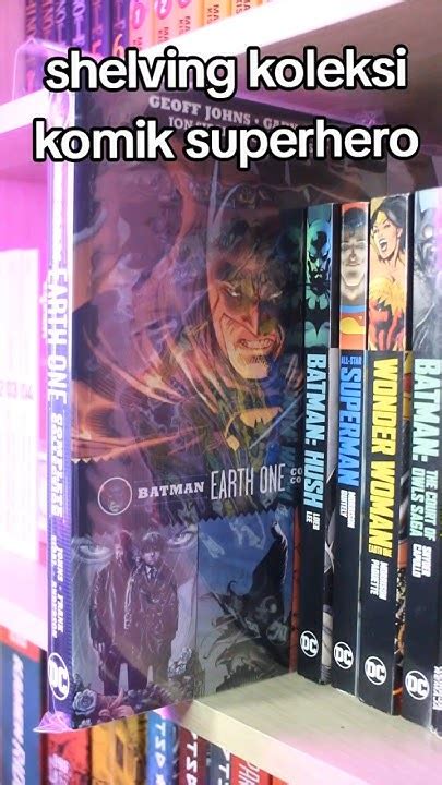 shelving koleksi komik superhero ! - balustradellc