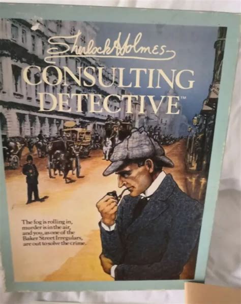 SHERLOCK HOLMES Consulting Detective Game Vintage 1982 …