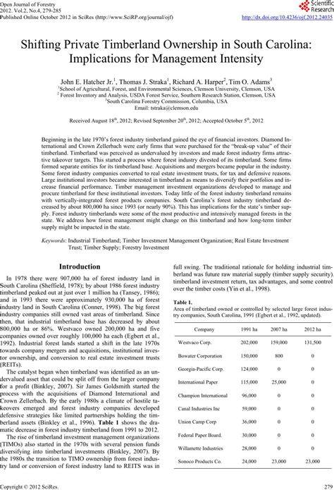 Shifting Private Timberland Ownership in South Carolina: - raincitystudios.com