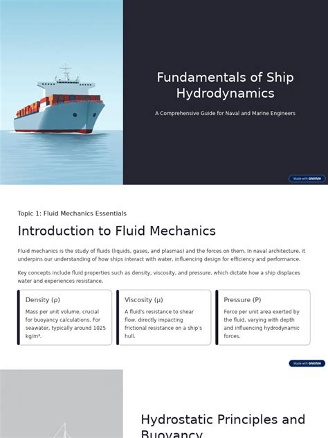 Ship Hydrodynamics Research Overview | PDF | Fluid … - wintechmobiles.com